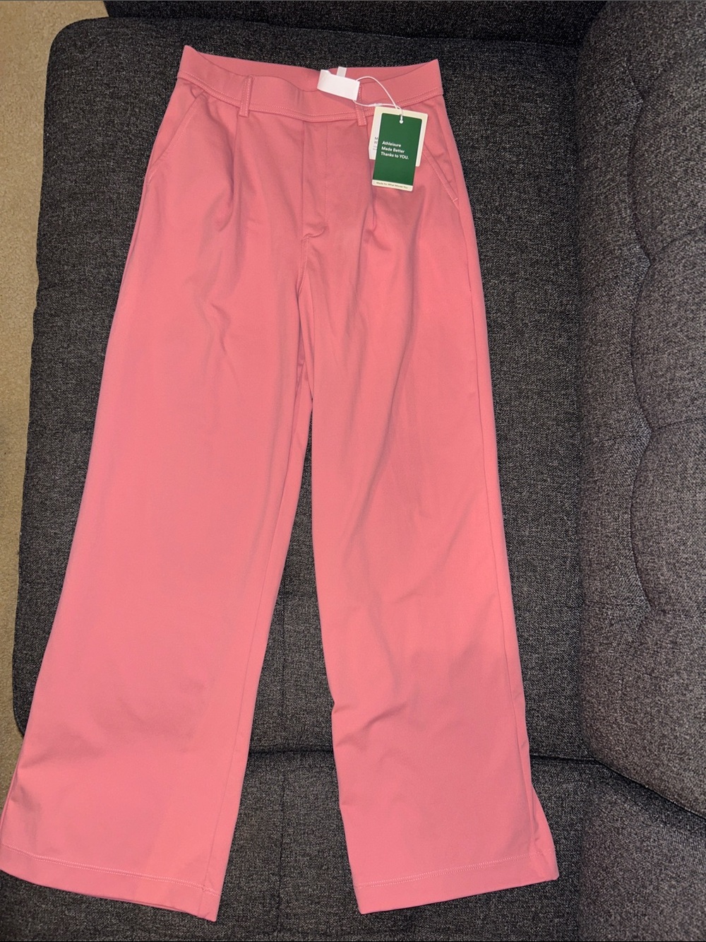 Halara NTW Pink Wide-Leg Work Pants